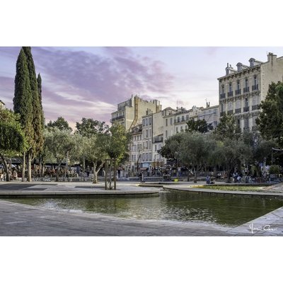 Tableau Mural Fontaine Cours Julien CONTEMPORAIN URBAIN CEANOTHE