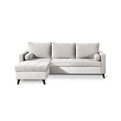 Canapé d'Angle Convertible en Velours 4 places - POLAR LISA DESIGN