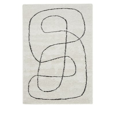 Tapis contemporain à motif organique - MONA DRAWER