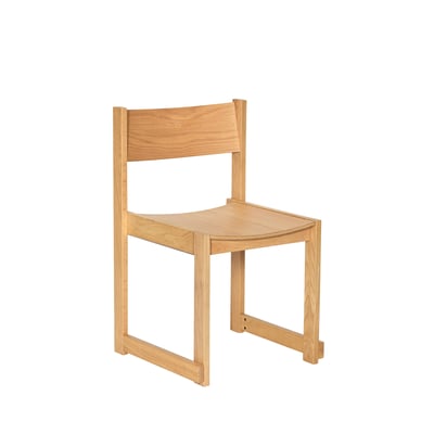 Chaise de salle à manger en placage de chêne, bois de chêne et contreplaqué FORMA HUBSCH