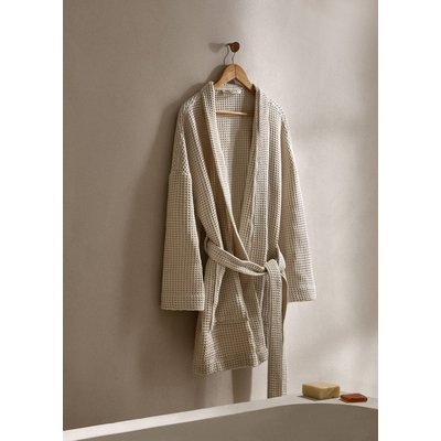 Peignoir 100 % coton gaufré MANGO HOME