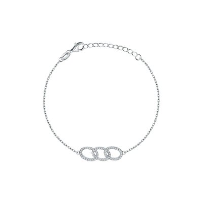 Bracelet en argent 925 et oxyde de zirconium CLEOR
