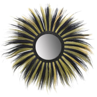 Miroir déco bicolore en jonc AUBRY GASPARD