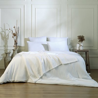 Parure + taies 65x65 gaze de coton CARLA FEBRONIE