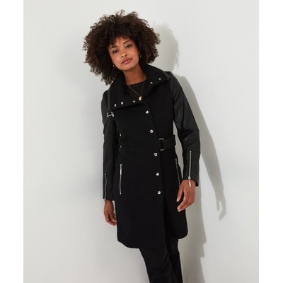 Manteau mi long avec ceinture online