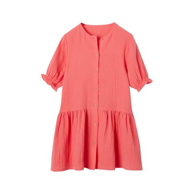 Robe boutonnée en gaze de coton VERTBAUDET