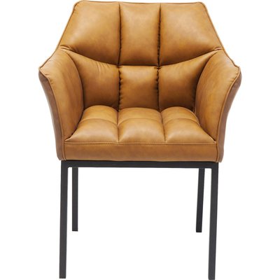 Chaise avec accoudoirs Thinktank marron KARE DESIGN