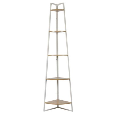 Etagère d'angle 5 niveaux en bois et métal EDISON THE HOME DECO FACTORY