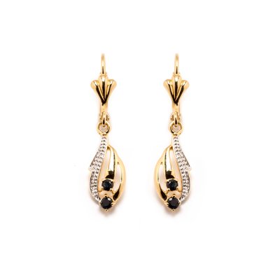 Boucles d'oreilles saphirs véritables DAXON
