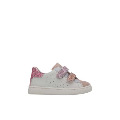 Baskets en cuir avec paillettes HASSELT 2 VL. NATURINO