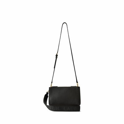 Dual Strap Shoulder Bag in Leather LAUREN RALPH LAUREN