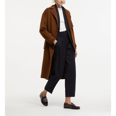 Manteau Mi-long Levani Laine Recyclée Mélangée JODHPUR