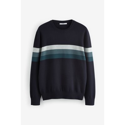 Pull ras du cou standard à rayures NEXT