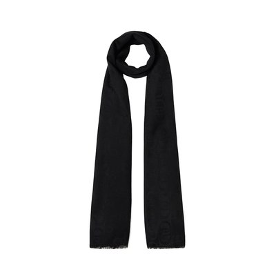 Étole jacquard monogramme pêche LIU JO