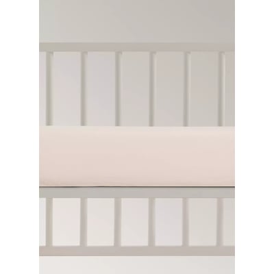 Drap plat berceau en coton lavé double surpiqûre MANGO HOME