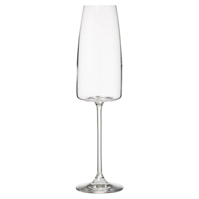 Lot de 6 flûtes à champagne en verre cristallin 34 cl ANGARA SECRET DE GOURMET