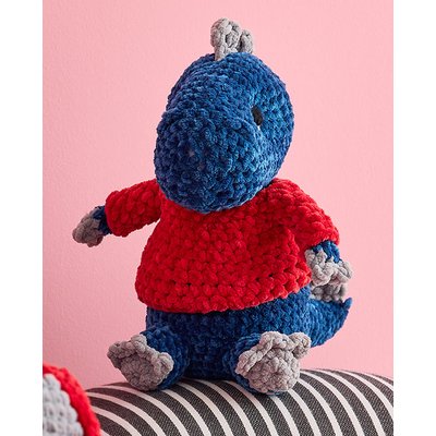 Kit Crochet Grand Amigurumi Dinosaure PINGOUIN