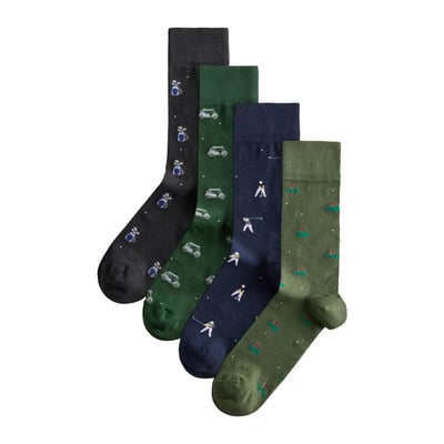 Chaussettes à motifs, lot de 4 signature NEXT