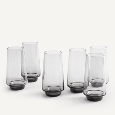 Lot de 6 verres à eau, modèle haut, Spiga AM.PM