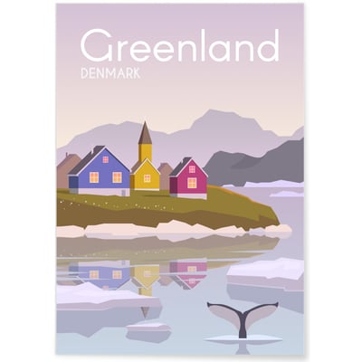 Poster Groenland L'AFFICHERIE