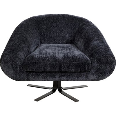 Fauteuil pivotant en velours, CIAO KARE DESIGN
