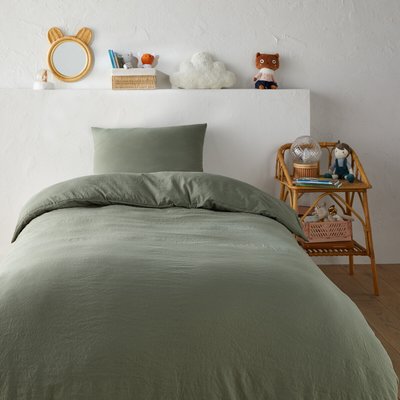 Parure de lit enfant, microfibre lavée recyclée LA REDOUTE INTERIEURS