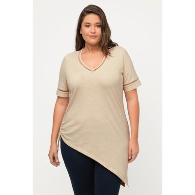 T-shirt long avec ruban à fronces ULLA POPKEN