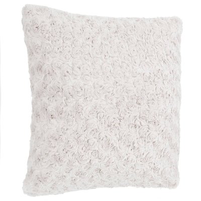 Coussin imitation fourrure bouclé ATMOSPHERA