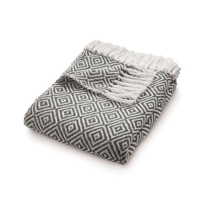 Outdoor/Indoor Geometric Woven Throw - 100% recycled HUG RUG WOVEN