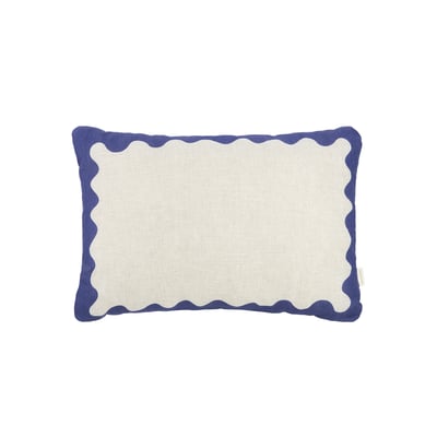 Coussin rectangulaire en lin français VIBES NOBODINOZ