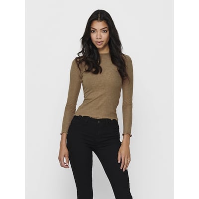 Pull col montant en fine maille ONLY