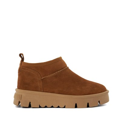 Bottines doublées de imitation fourrure - POD DUNE LONDON