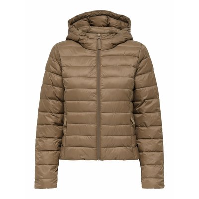 Chaqueta acolchada corta con capucha ONLY