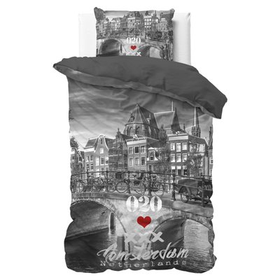 Parure de Lit Coton Pont d'Amsterdam HOME