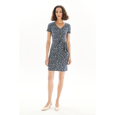 Robe ceinturée col v BOBBY CAROLL