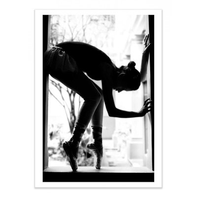 Affiche d’art et cadre noir 50 x 70 cm - Lorn - Melissa  Osorio WALL EDITIONS