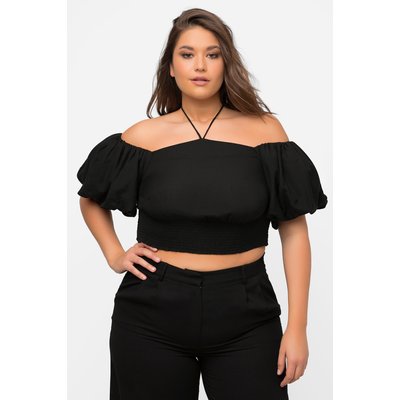 Blouse style crop top. Décolleté Carmen ULLA POPKEN