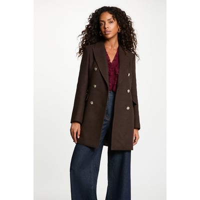 Manteau mi-long avec boutons MORGAN