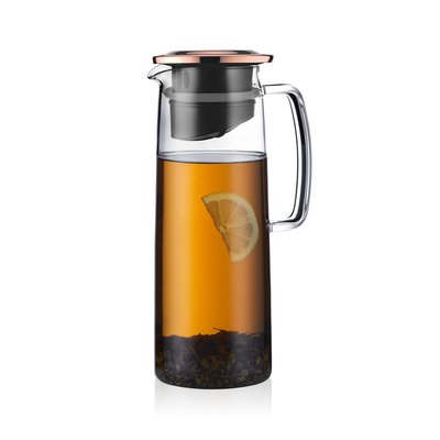 Bodum 1.2 L Cuivre BIASCA Pichet infuseur en verre BODUM