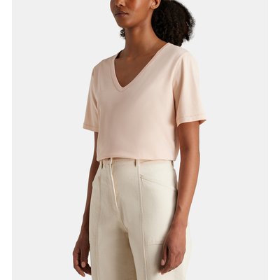 T-shirt Droit Uni Less En Coton Bio JODHPUR