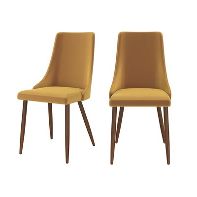 Lot de 2 chaises en velours - VINNI RENDEZ-VOUS DÉCO