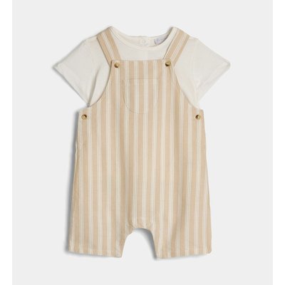 Ensemble Salopette T-shirt Bapol Coton Bio CADET ROUSSELLE