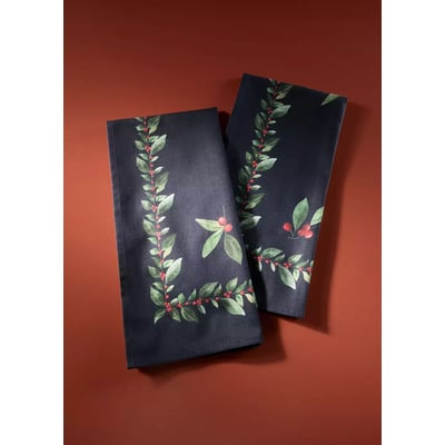 Torchon de cuisine à imprimé de Noël MANGO HOME
