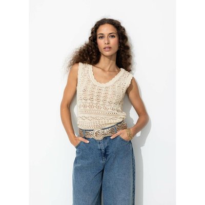 Pull au crochet recto/verso PROMOD