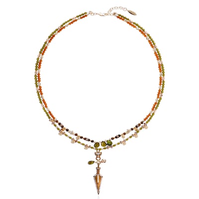 Collier multirang perles avec pendentif PINTOR HIPANEMA