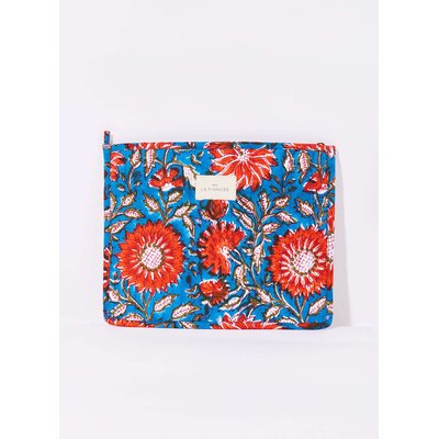 Grande pochette imprimée matelassée LISETTE LA FIANCÉE