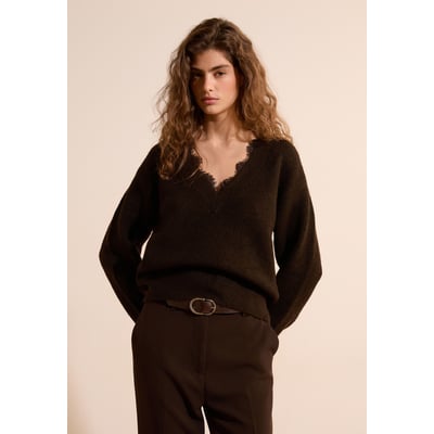 Pull avec détails dentelle SHERILE ETAM