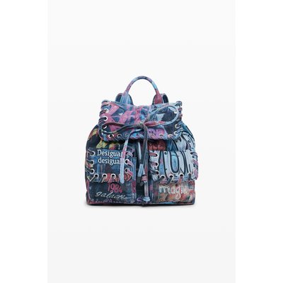 Petit sac à dos graffiti chat DESIGUAL