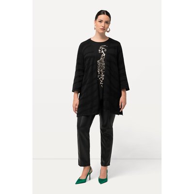 Cardigan jacquard, motif zèbre, encolure V ULLA POPKEN