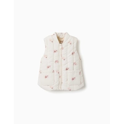 Doudoune sans manches avec motif floral et poches ZIPPY